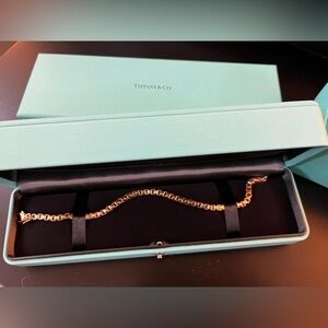 Tiffany & Co. 18K Rose Gold Venitian Link Bracelet